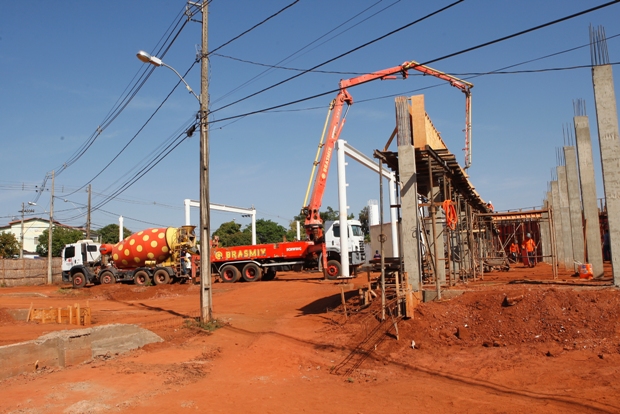 Terminal Dona Zulmira recebe mais uma etapa de concretagem 2