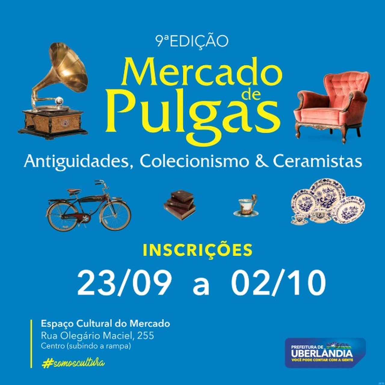 Inscricoes Para O 9º Mercado De Pulgas Terminam Hoje 2 Portal Da Prefeitura De Uberlandia