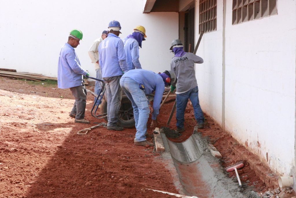 Obras na parte externa do Parque Aquático seguem em ritmo acelerado 2
