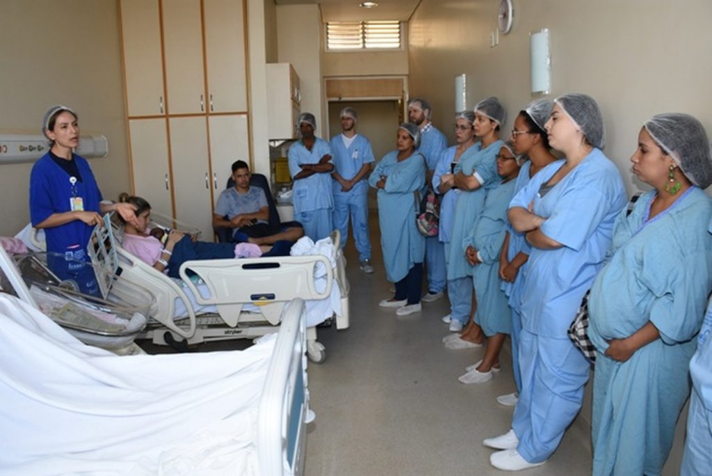 Gestantes da rede de saúde visitam Maternidade do Hospital Municipal 1