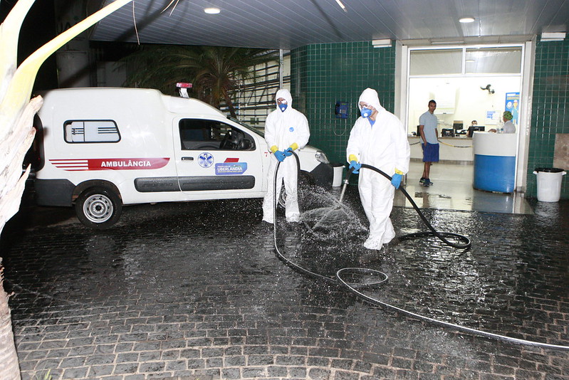 Prefeitura inicia higienização em unidades hospitalares 1