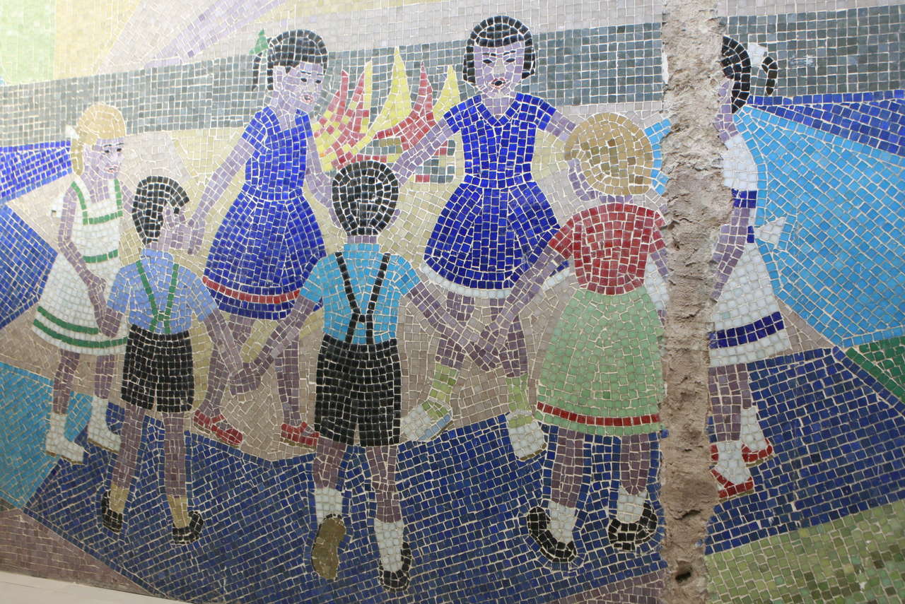 PAINÉIS EM MOSAICO DE VIDRO DO ARTISTA GERALDO QUEIROZ 2