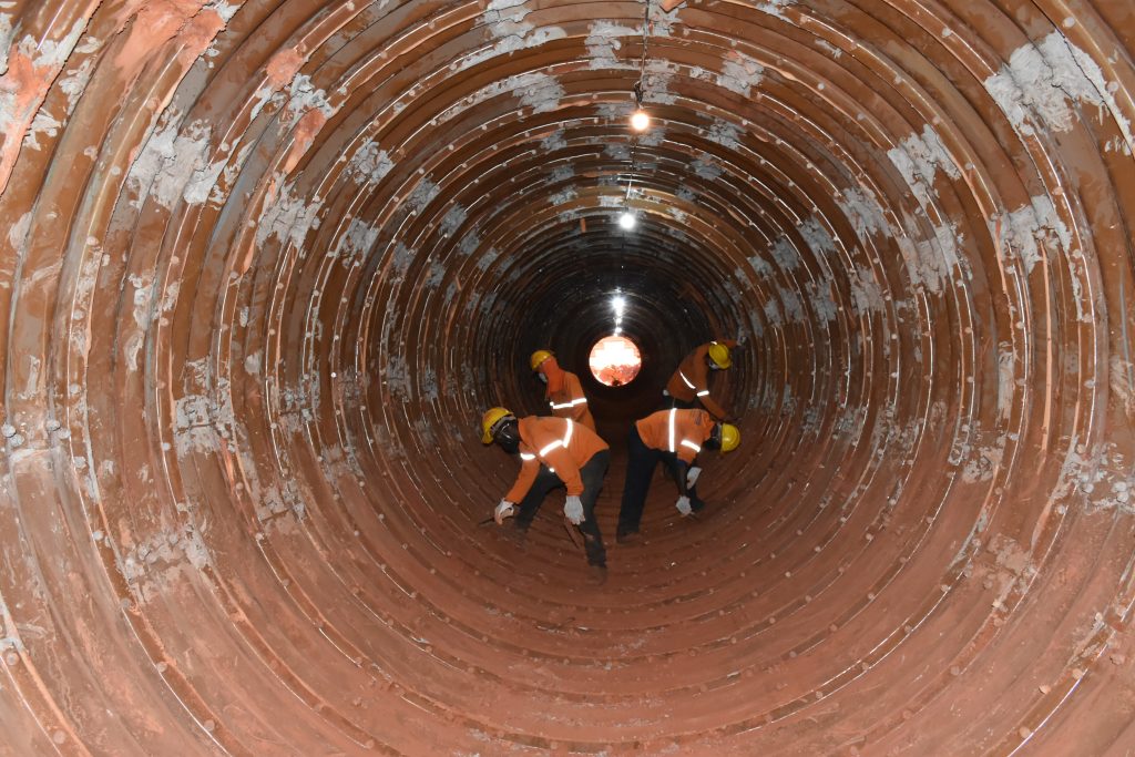 Dmae conclui escavação do túnel subterrâneo do Sistema Capim Branco 4