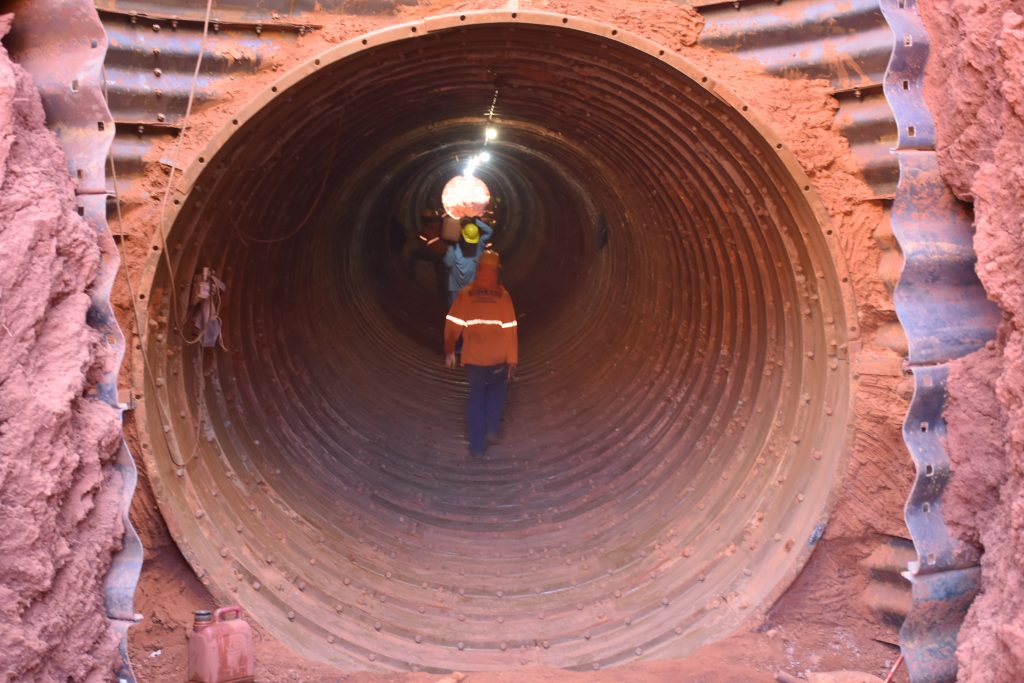 Dmae conclui escavação do túnel subterrâneo do Sistema Capim Branco 1
