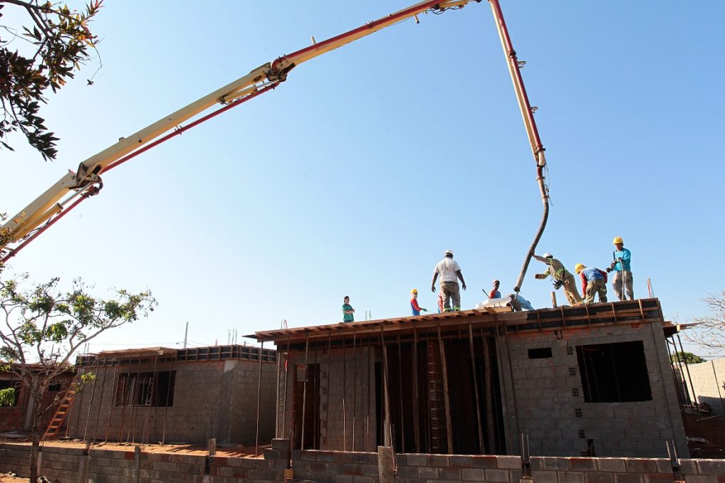 Laje da UBSF Shopping Park recebe concretagem 1