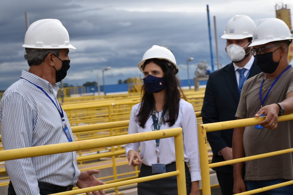 Diretores da Caixa visitam Instalações do Sistema Capim Branco 1