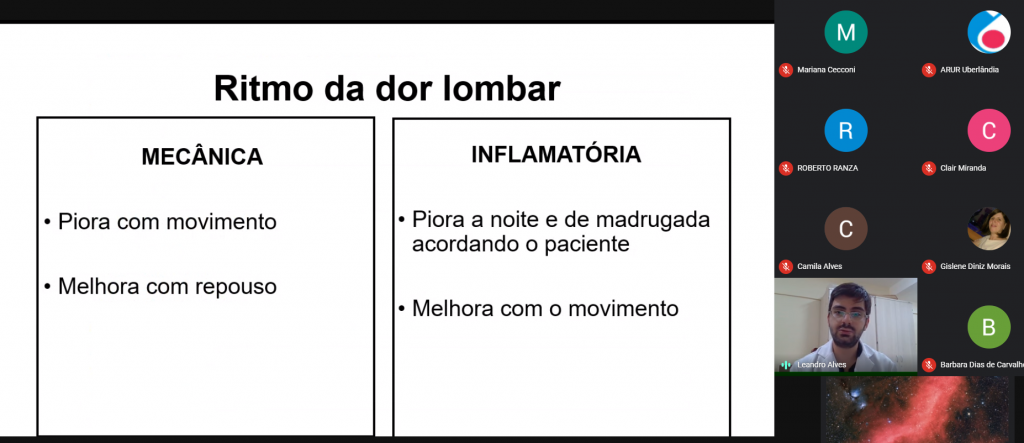 Prefeitura participa de seminário on-line sobre dores crônicas 1