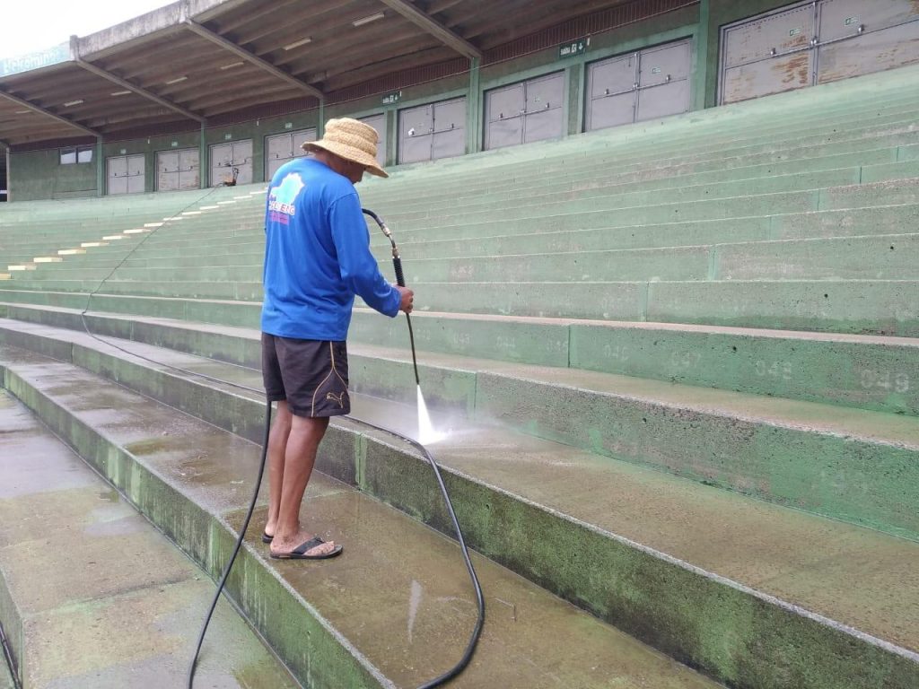 Futel prepara Estádio Parque do Sabiá para jogos do Campeonato Mineiro 1