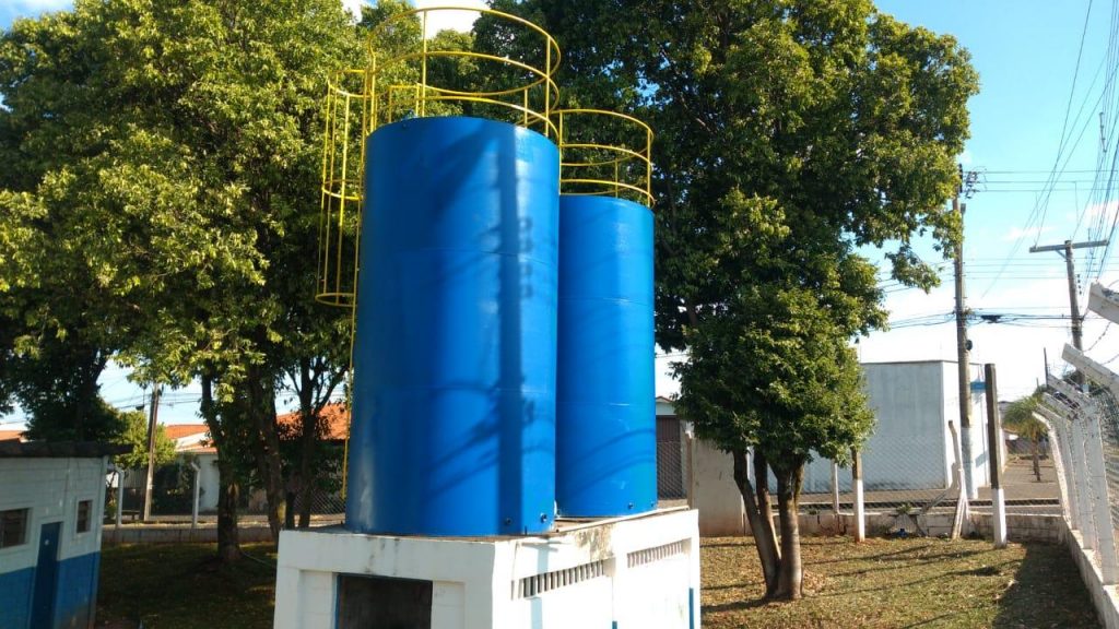 Instaladas novas caixas d’água nos poliesportivos Dona Zulmira e Santa Luzia 1