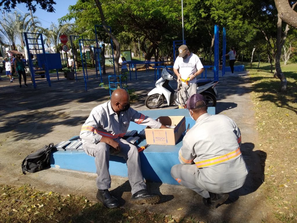 Futel instala mais de 150 refletores de LED no Parque do Sabiá 1