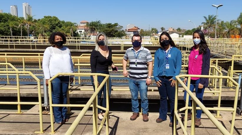 Representantes da Codau de Uberaba fazem visita às instalações do DMAE 2