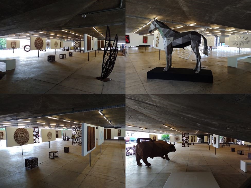 Exposição “Aço, Cortes e Cores” recebe visitantes no Centro Municipal de Cultura 1