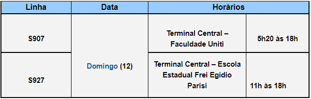 Prefeitura disponibiliza duas linhas de ônibus especiais para concurso do Ipremu 1