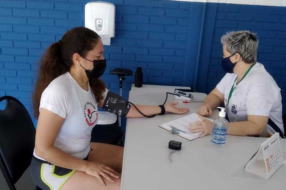 Espaço Saúde oferece serviços gratuitos no Parque do Sabiá 1