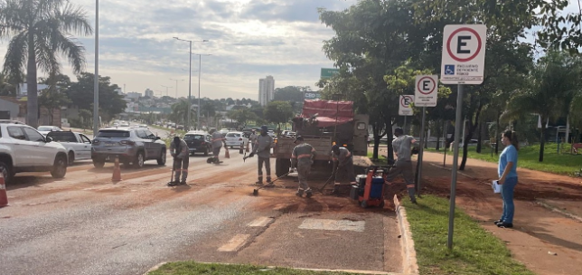 Instalação de novo trecho de adutora foi concluído na Rondon Pacheco 1