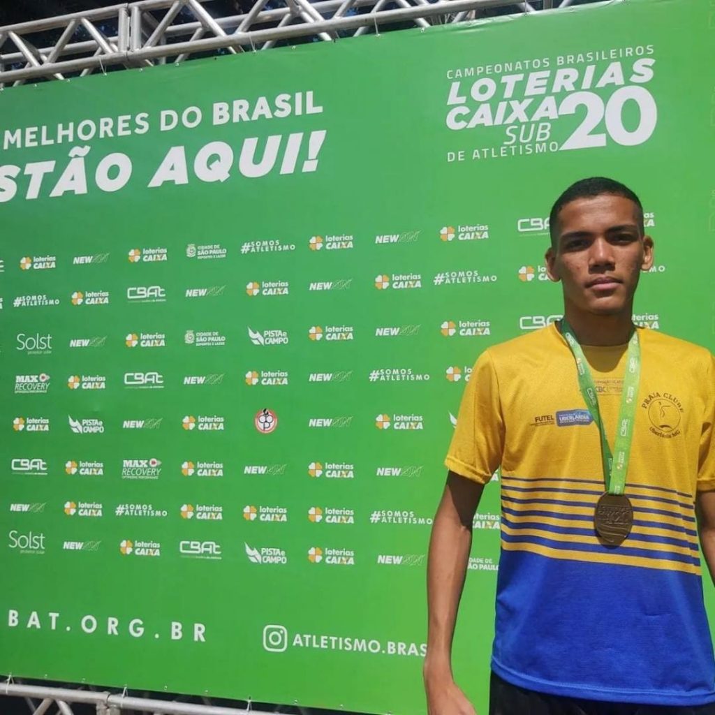 Atleta Futel/Praia Clube conquista bronze em Campeonato de Atletismo 1
