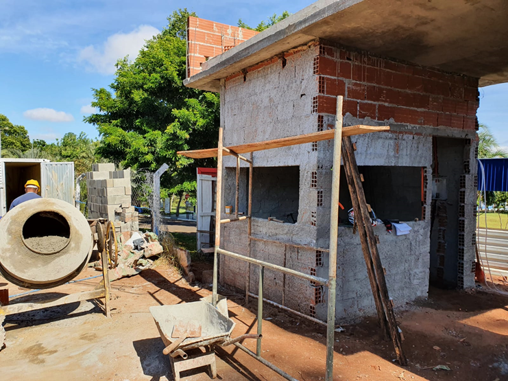 Obras da nova portaria Jardim Sabiá estão 40% concluídas 1