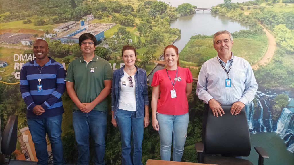 Dmae recebe visita técnica de representantes da Saneago 1