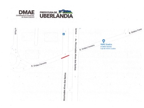 Interdição de trecho da Avenida Nicomedes Alves dos Santos para serviço de manutenção 1
