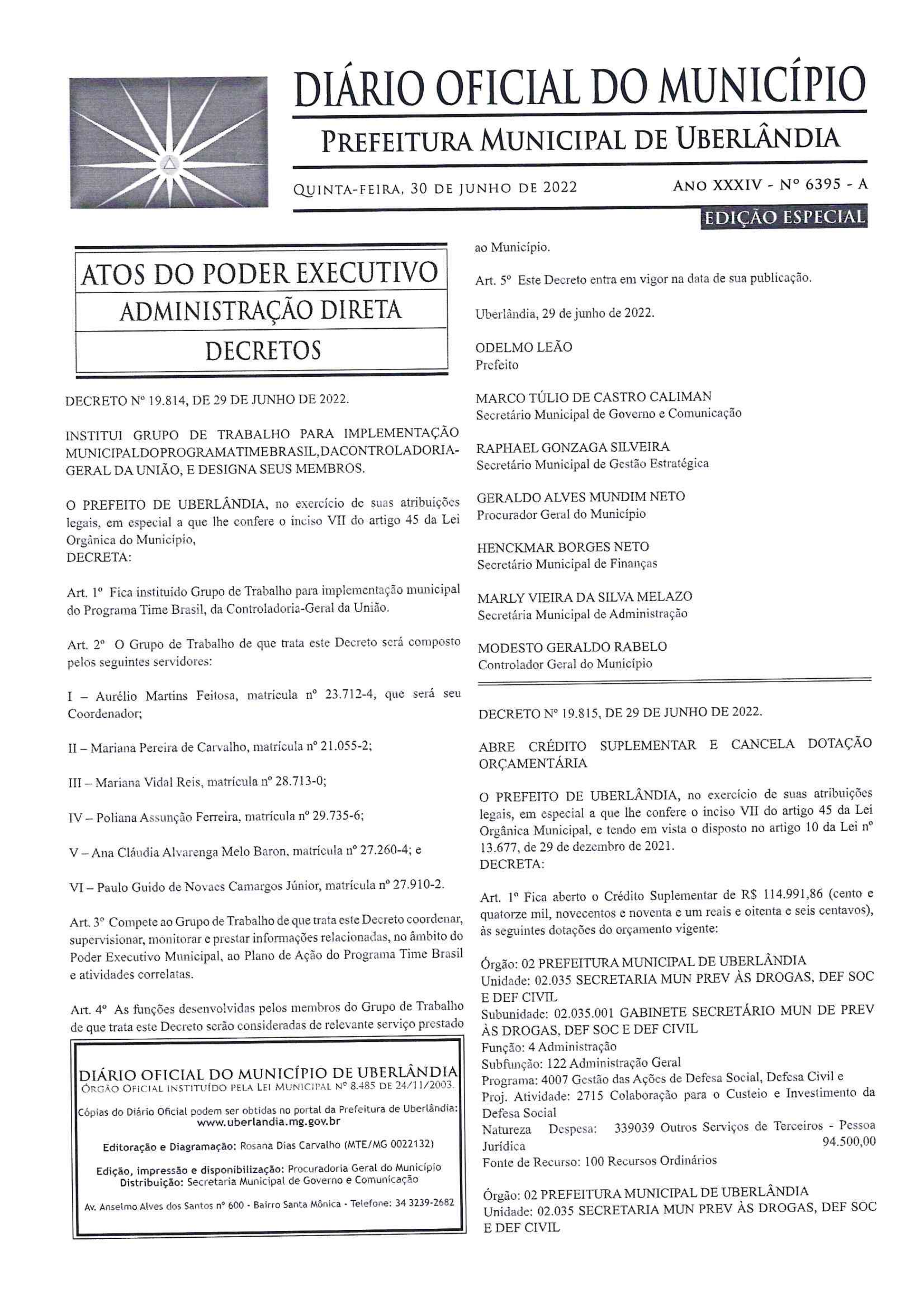 Comitê de Governança Pública 18