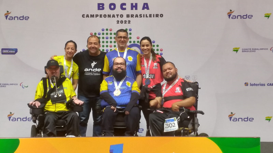 Paratletas conquistam medalhas no Campeonato Brasileiro de Bocha Paralímpica 1
