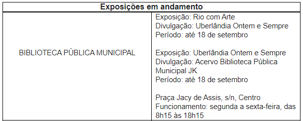 Agenda Cultural segue a todo vapor neste fim de semana 2