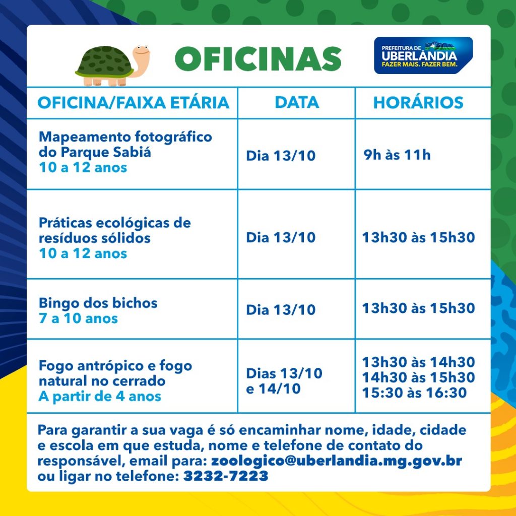 Zoológico Municipal abre oficinas em celebração ao Dia das Crianças 3