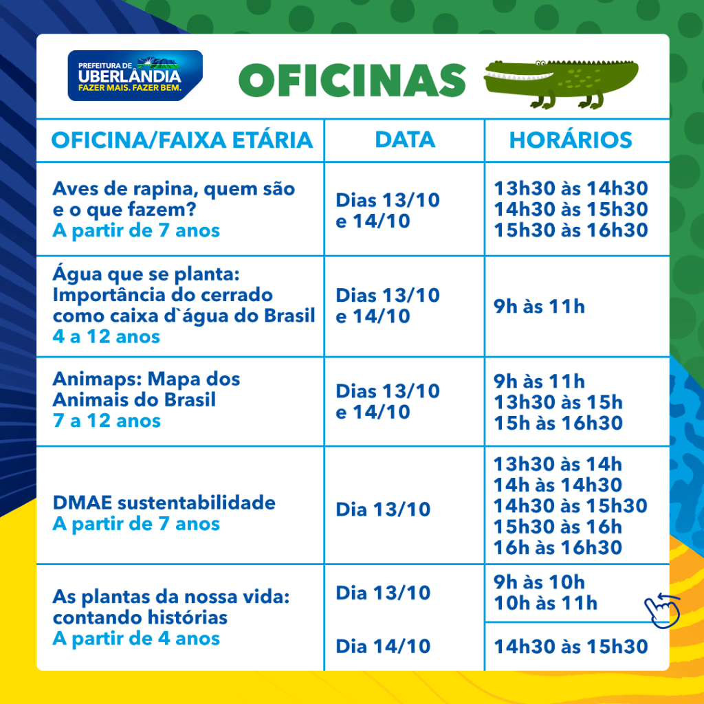 Zoológico Municipal abre oficinas em celebração ao Dia das Crianças 2