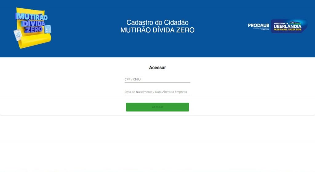 Prefeitura realiza ‘Mutirão Dívida Zero’ a partir de amanhã (25) 1