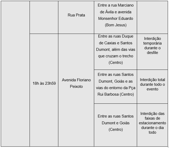 Várias vias da cidade serão interditadas para o cortejo da Festa de Congada 8