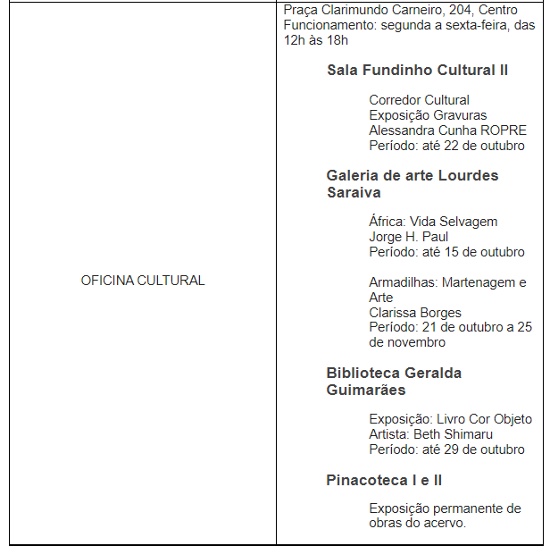 Agenda Cultural destaca contação de histórias e feira de artesanato 5