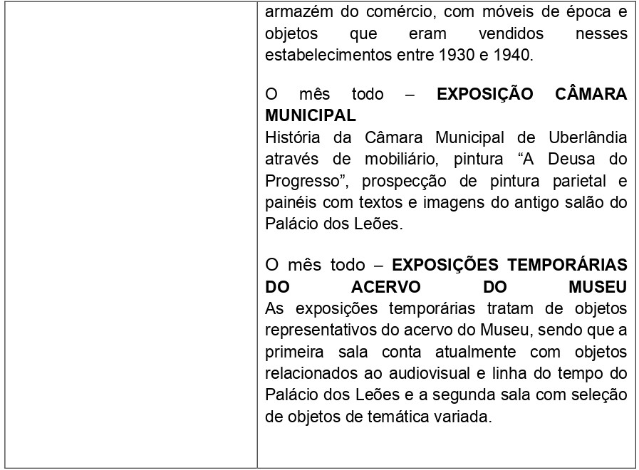 <strong>Novembro chega com diversas atividades culturais para a população</strong> 5