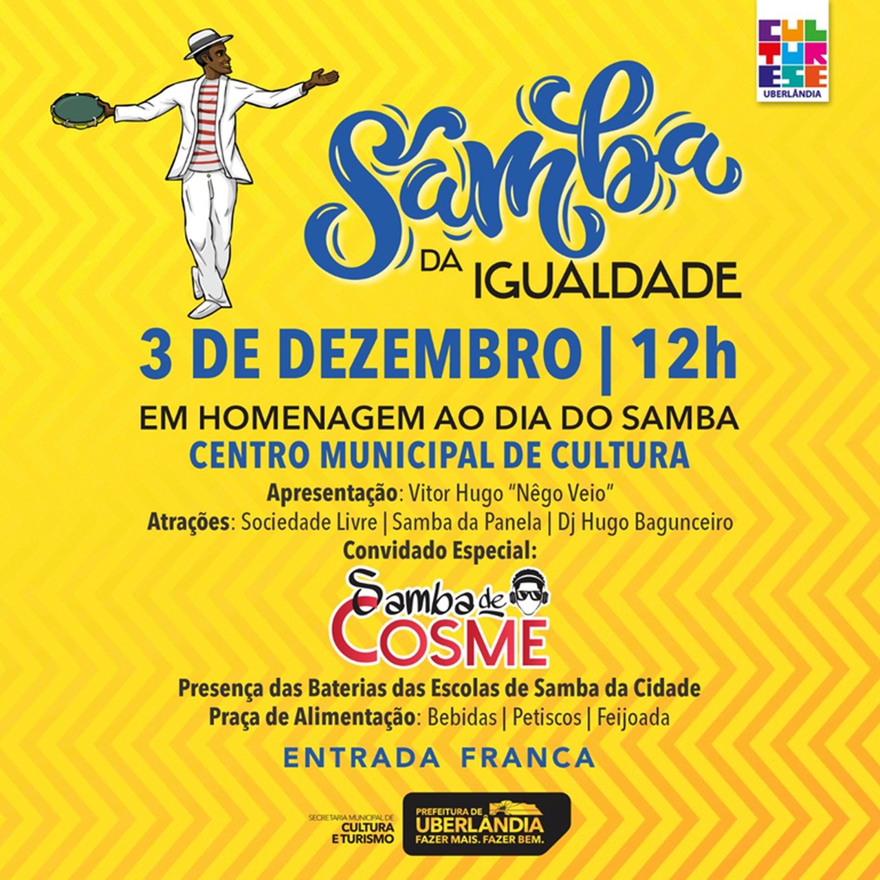 Os Originais do Samba chegam ao Teatro Municipal de Uberlândia