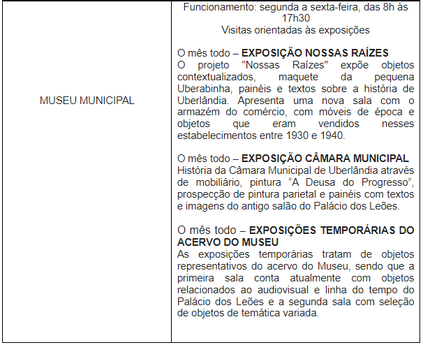 <strong>Novembro chega com diversas atividades culturais para a população</strong> 5