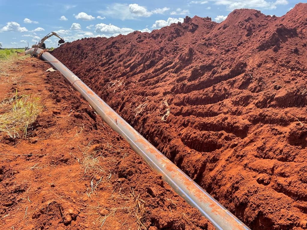 <strong>Nova adutora do Dmae tem mais de 2,3 km já executados</strong> 1