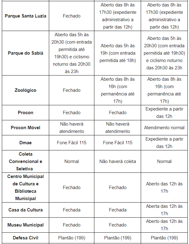 <strong>Fique por dentro de como ficam os serviços municipais durante o período de Carnaval </strong> 2