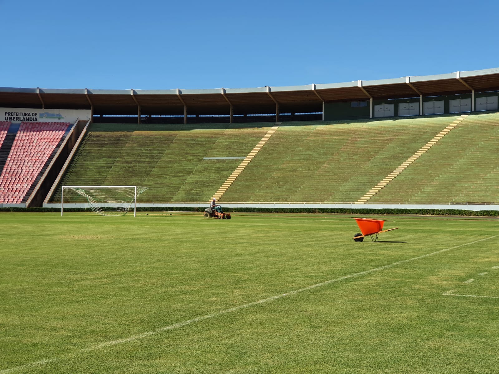 Futel prepara Estádio Parque do Sabiá para jogo entre Tombense e Palmeiras  – Portal da Prefeitura de Uberlândia