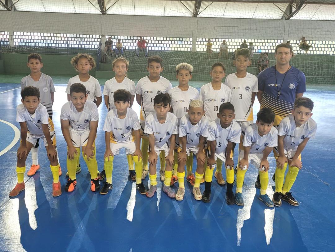 Reportagem no futsal Sub-13, no dia 12 de maio. 