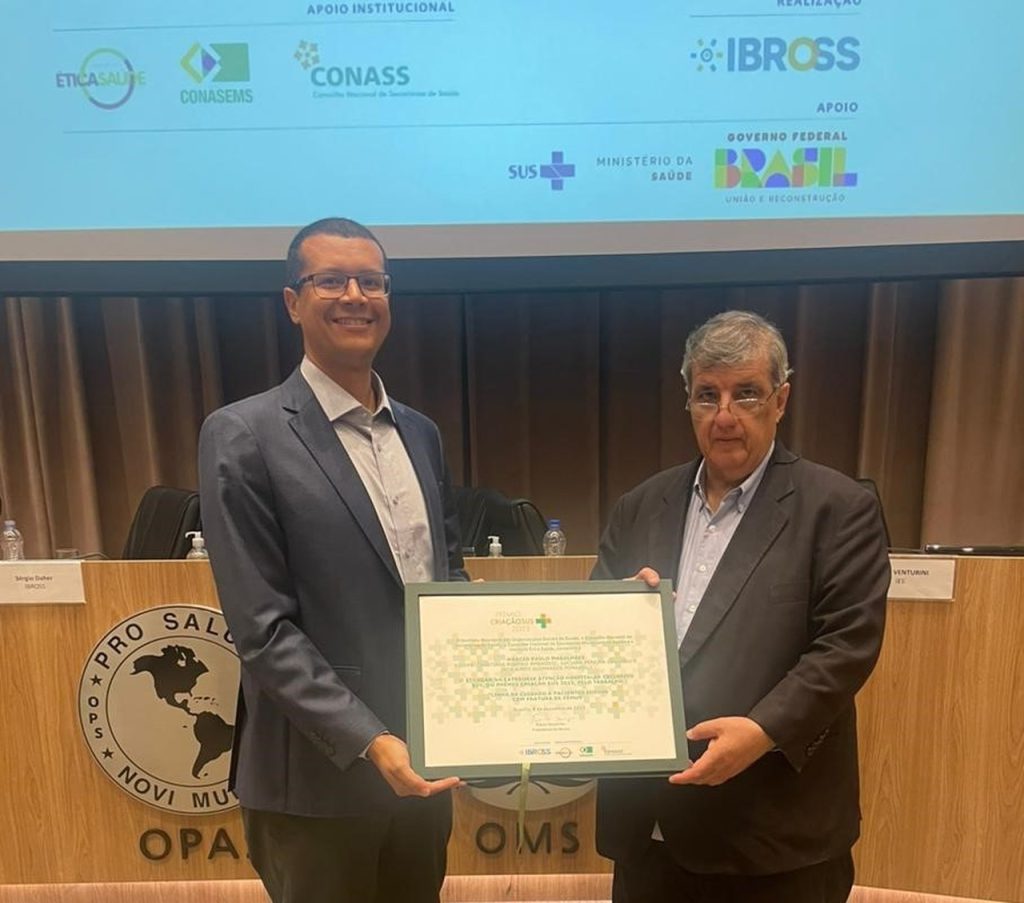 Hospital Municipal vence prêmio nacional que reconhece melhores práticas de atendimento pelo SUS 1