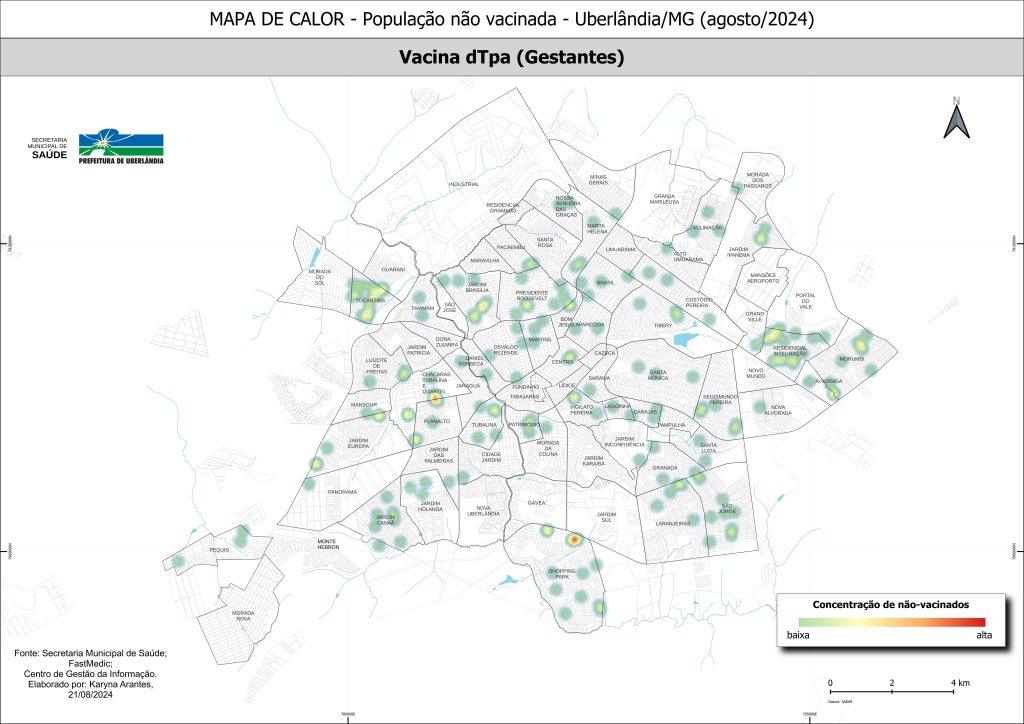 Prefeitura segue com busca ativa por meio de mapa de calor de faltosos da vacina contra a coqueluche 1