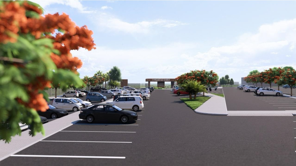 Prefeitura assina ordem de serviço para início das obras de ampliação e reforma do estacionamento do Parque do Sabiá 2